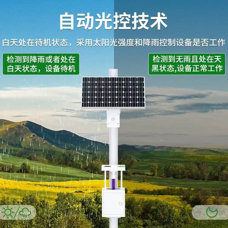 綠色農業趨勢下，風吸式殺蟲燈成田間害蟲防控主流設備